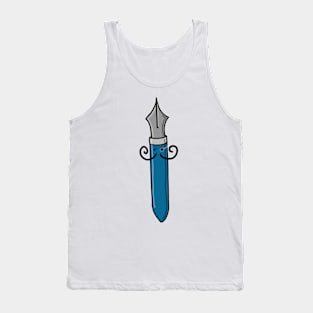 Funny nasty noble pen Tank Top